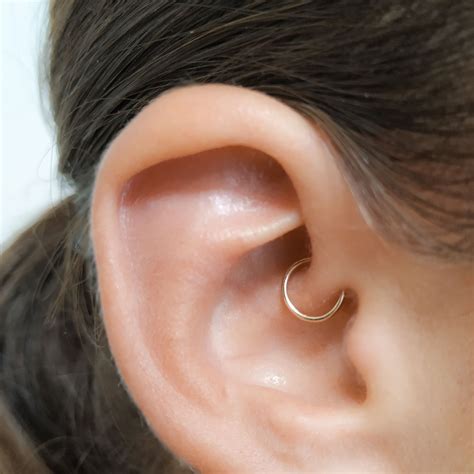 Daith Piercing Daith Jewellery Daith Hoop Daith Earrings - Etsy