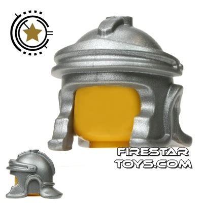 LEGO - Roman Soldier Helmet - Metallic Silver | Lego roman, Custom lego, Lego castle