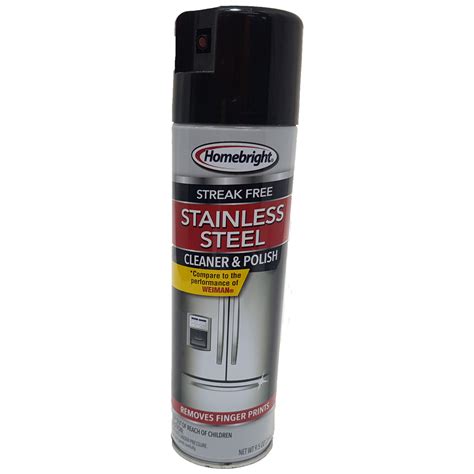 HOMEBRIGHT 9.5oz Stainless Steel Cleaner is available at any RB Shop