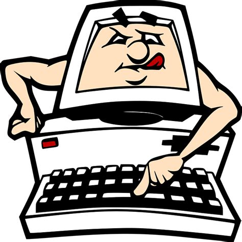 Computer Pc Cartoon · Free vector graphic on Pixabay