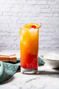 Classic Tequila Sunrise Recipe - Food Faith Fitness