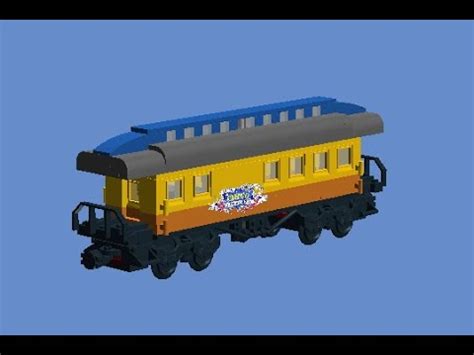 How To Build A Lego Circus Zaragoza Train Passenger Cars (Madagascar 3 ...