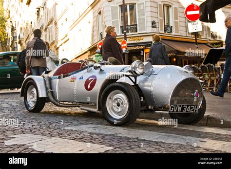 Voiture de course Voiture de course vintage ancien Photo Stock - Alamy