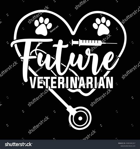 Veterinarian Tshirt Design Vet Tech Lover Stock Vector (Royalty Free ...