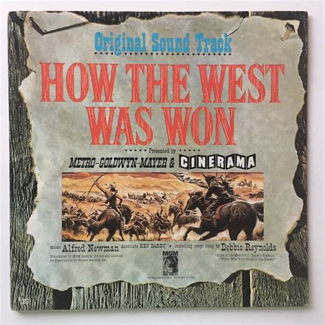 How the West Was Won Original Soundtrack LP Vinyl Record | Etsy