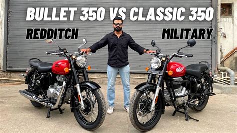 New Bullet 350 vs Classic 350 | Base Variants | Detailed Comparison - YouTube