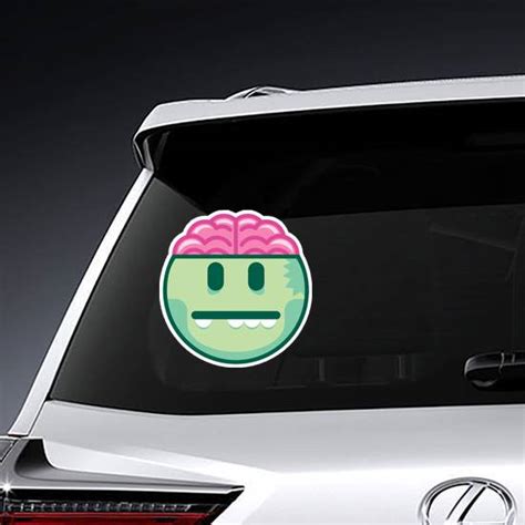 Zombie Brain Emoji Sticker