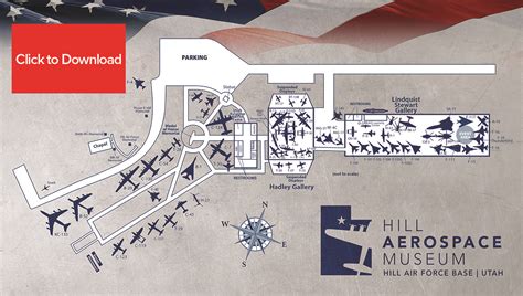 Hill Aerospace Museum Aircraft Layout Map | Hill Aerospace Museum