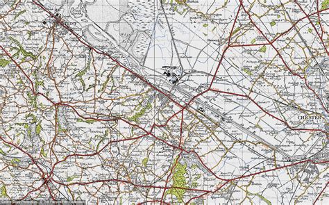 Historic Ordnance Survey Map of Shotton, 1947