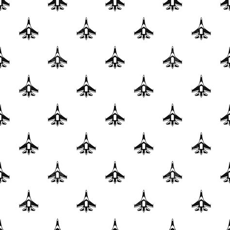 Fighter Jet Vector Art PNG, Jet Fighter Plane Pattern Simple Style, War ...