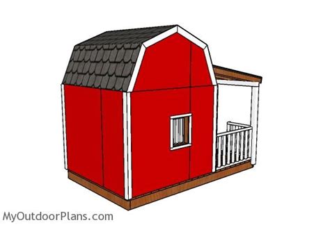 Barn Playhouse Roof Plans | MyOutdoorPlans