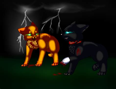 Firestar Vs Scourge by FlareMutt on DeviantArt