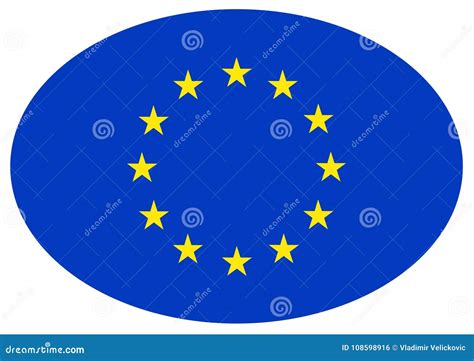 European Union Flag - Council of Europe Stock Vector - Illustration of ...