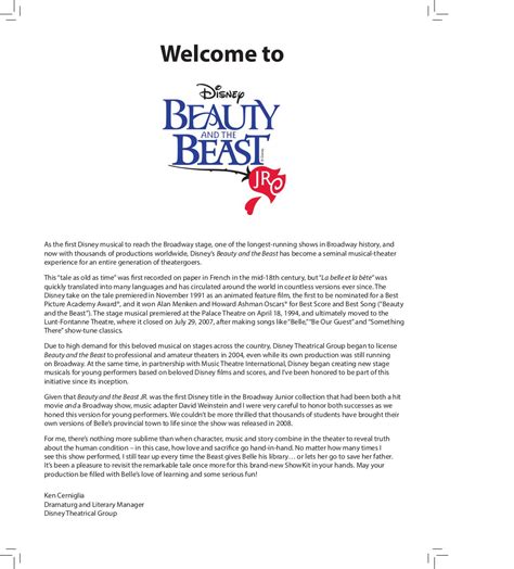 Disney Theatrical Licensing | Beauty and the Beast