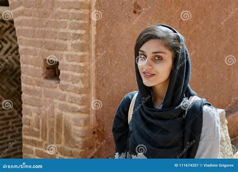 Iranian Woman in Mountain Village, Abyaneh, Iran. Editorial Photography ...