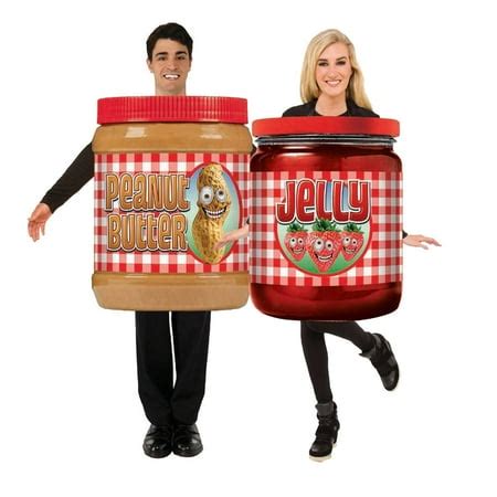 Adult Peanut Butter and Jelly Costume Set - Walmart.com