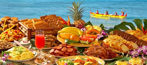 New Image | Hawaiian food, Buffet food, Hawaiian restaurant