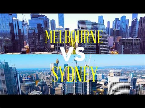 Sydney Skyline Vs Melbourne Skyline Comparison 2021 Australia's 2 ...