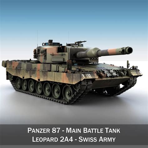 Panzer 87 - Swiss Army 3D Model by panaristi