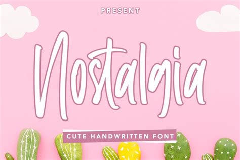 Nostalgia - Cute Handwritten Font