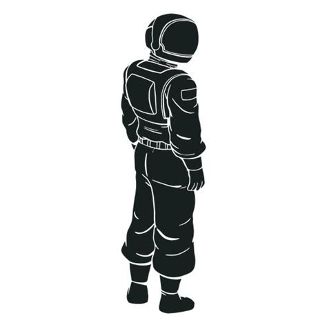 Looking side astronaut silhouette #AD , #ad, #AD, #silhouette, # ...