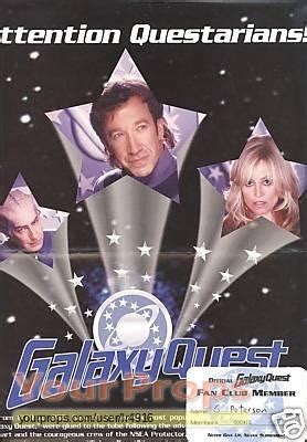 Galaxy Quest Galaxy Quest Poster original movie prop