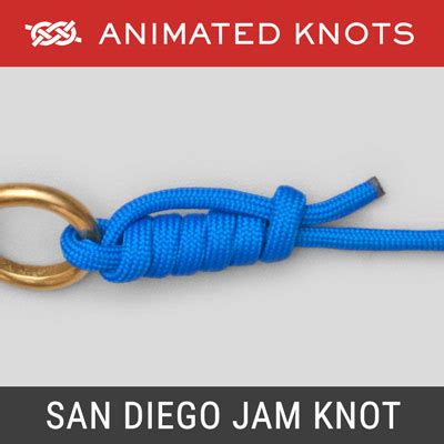 San Diego Jam Knot | How to tie a San Diego Jam Knot using Step-by-Step ...