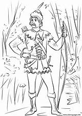 Robin Hood In Sherwood Forest United Kingdom Coloring Page Printable sketch template
