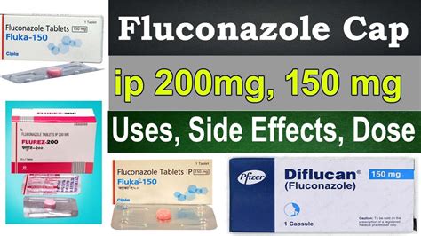 Fluconazole ip 150 mg, 200 mg, kis kaam aati hai - Uses, Side Effects ...