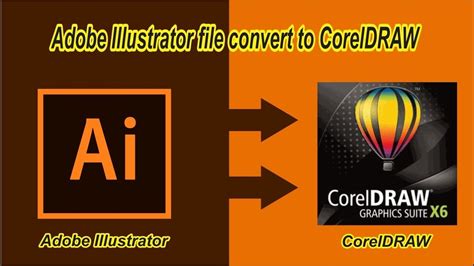 Adobe Illustrator file convert to CorelDRAW - YouTube