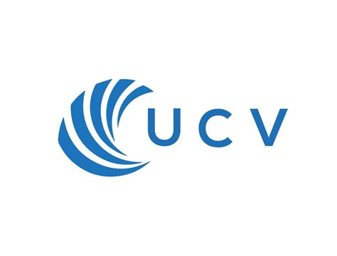 UCV letter logo design on white background. UCV creative circle letter logo concept. UCV letter ...