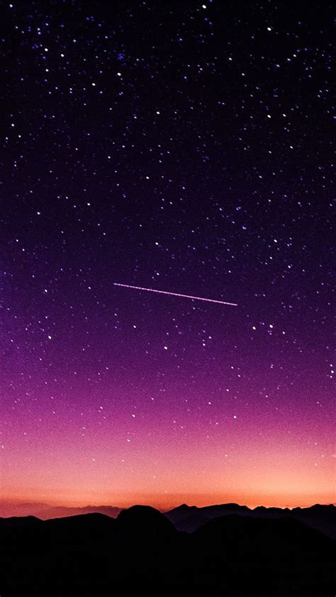 freeios8.com - ne63-star-galaxy-night-sky-mountain-purple-red-nature-space - http://bit.ly ...