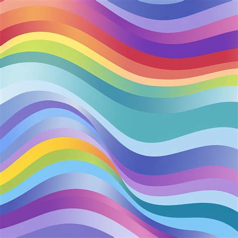 Premium AI Image | purple rainbow stripes in the sky rainbow wallpaper ...