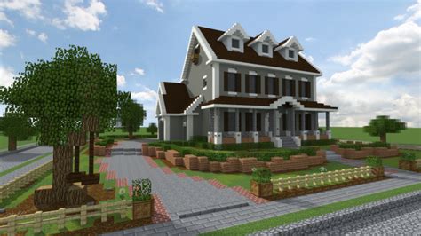 Traditional Georgian House | Behind the Picket Fence Minecraft Project ...