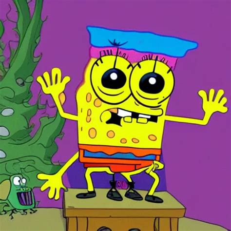 spongebob smoking weed | Stable Diffusion