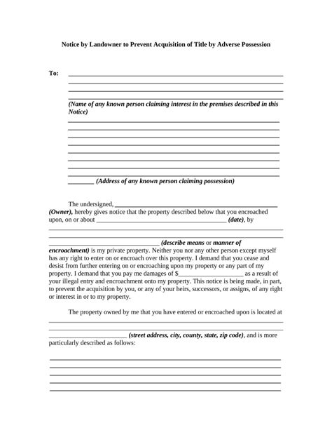 landowner rights Doc Template | pdfFiller