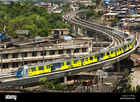 Mumbai metro ghatkopar to versova, mumbai, maharashtra, india, asia ...