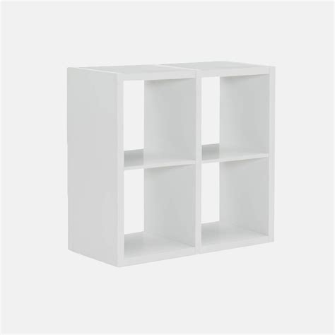 4 cube storage unit white – Artofit