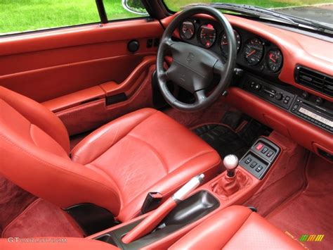 Boxster Red Interior 1998 Porsche 911 Carrera Cabriolet Photo #65325142 ...