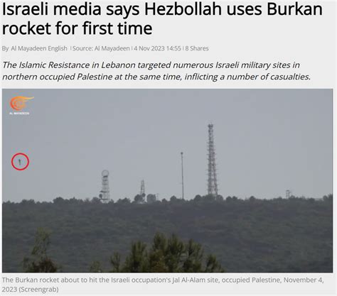 Alleged Hezbollah Burkan Missile Launch is Older than Claimed | Misbar