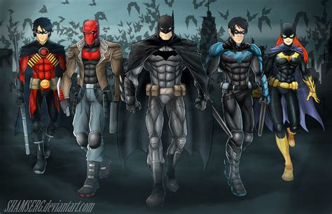 Bat Family by shamserg on DeviantArt