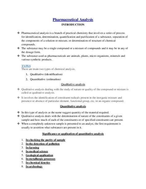 (DOC) Pharmaceutical Analysis | Abhishek Kumar - Academia.edu