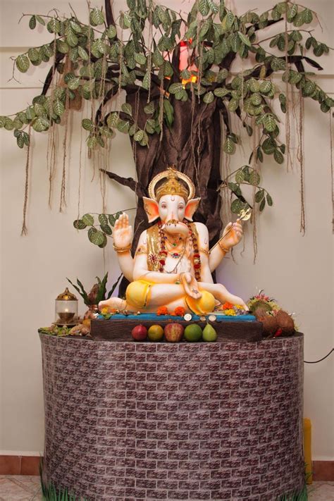 Eco-Friendly Ganesh: Eco friendly Decorations Ideas | Ganesh decoration, Ganpati decoration ...