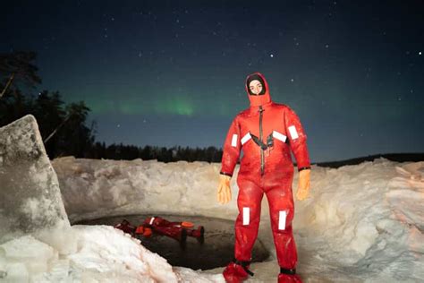 Ice Floating in Lapland With Northern Lights | GetYourGuide