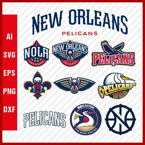 New Orleans Pelicans Logo SVG, Pelicans SVG Cut Files, PNG - Inspire Uplift