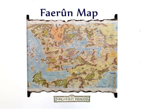 Map Of Faerun 5th Edition