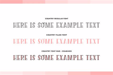 Country Font - Design Cuts