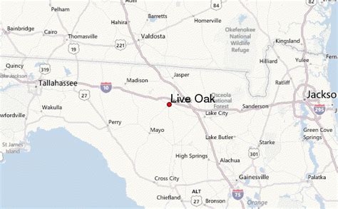 Map Of Live Oak Florida | Maps Of Florida