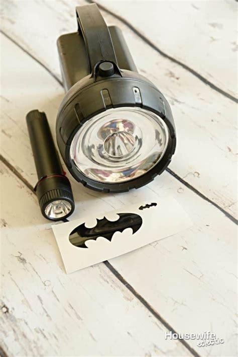 How to Make A Bat Signal - Housewife Eclectic