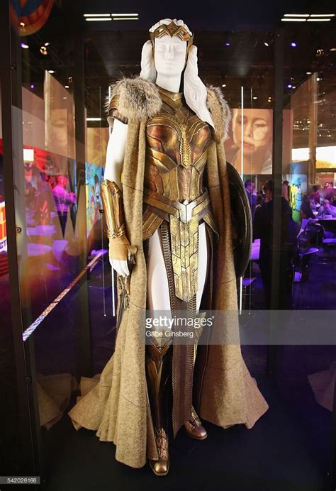 A Queen Hippolyta costume worn by Connie Nielsen in the upcoming ...